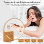 Bedside Lamp Touch Table Lamp With Natural Sounds & Alarm Clock