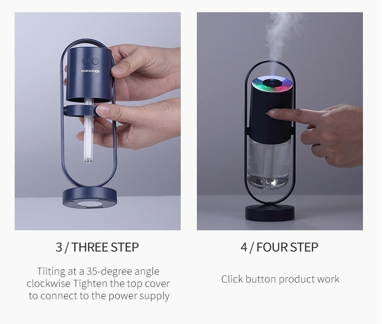 Magic Shadow USB Air Humidifier With Night Lights