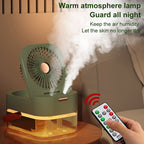 Humidifier Spray Fan Portable With Night Light