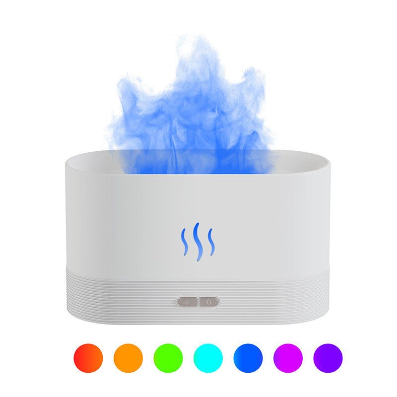Diffuser With Flame Light Mist Humidifier Aromatherapy