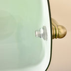 Banker's Table Lamps Set of 2 with Antique Bronze Tone Base