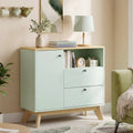 Buffet Cabinet with 2 Drawers, Open Compartment