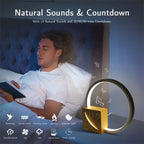 Bedside Lamp Touch Table Lamp With Natural Sounds & Alarm Clock