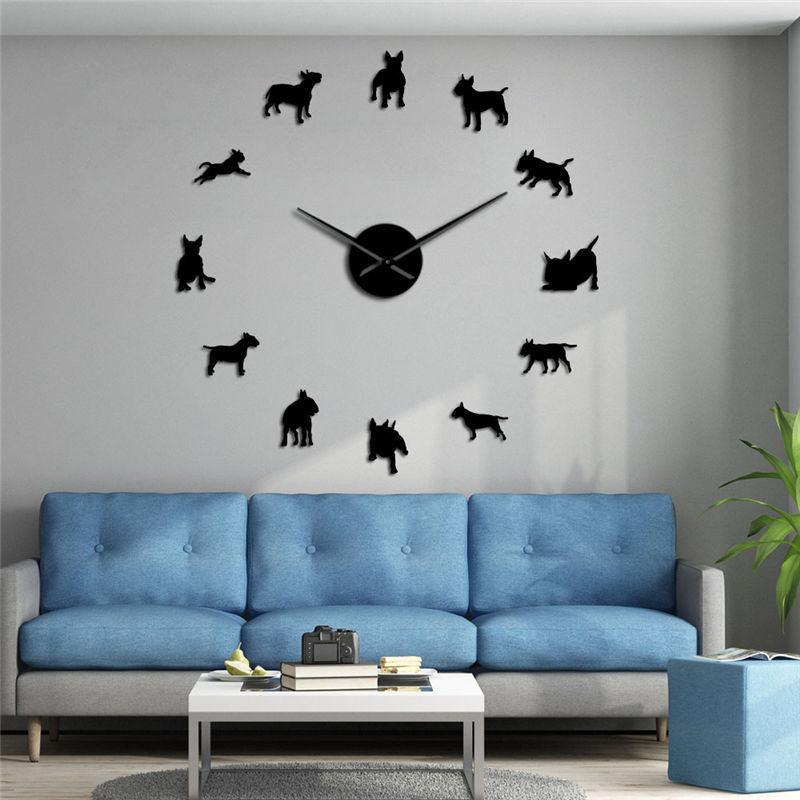 Luxury Acrylic Mirror Quartz Silent Large Wall Clock