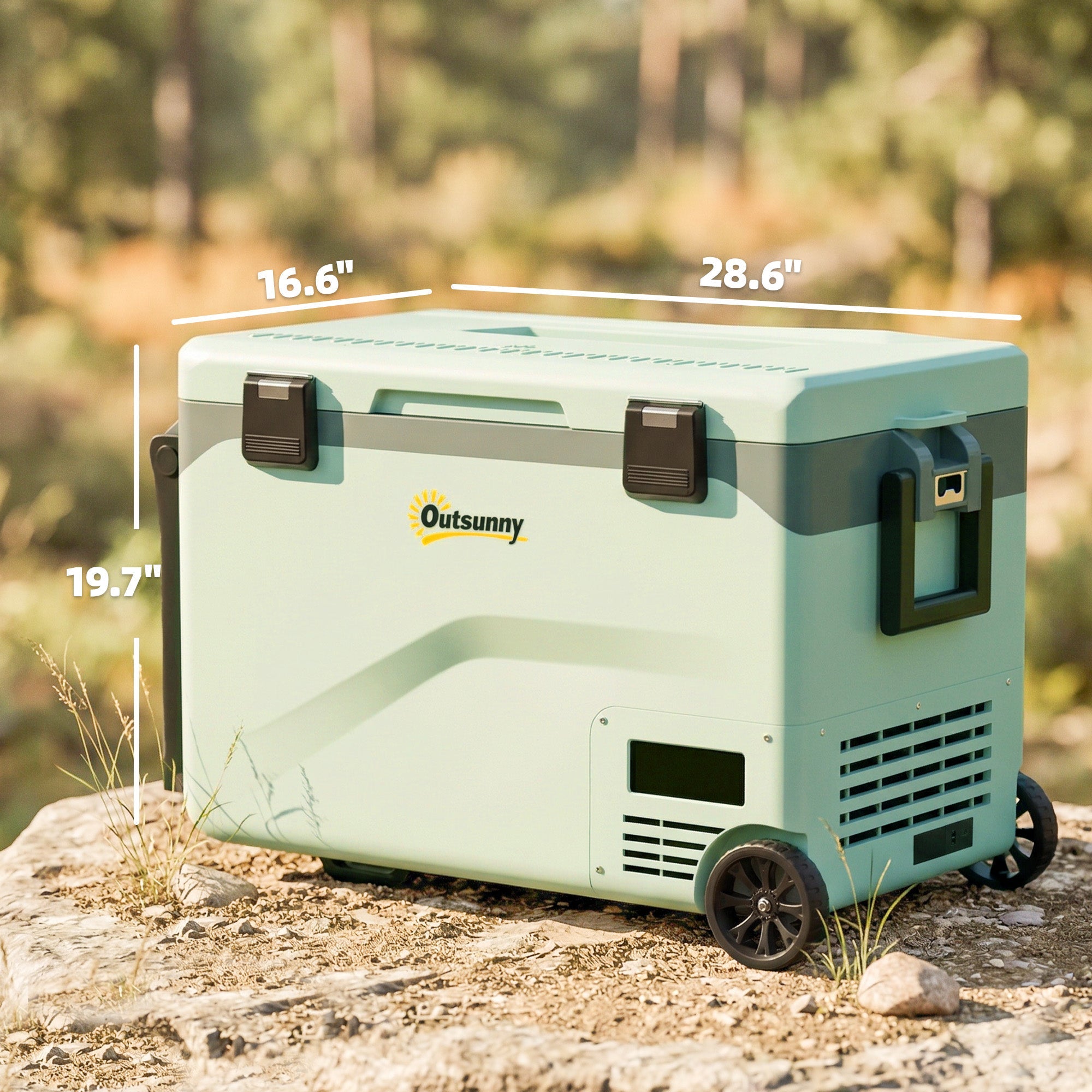 42.5L Compressor Car Fridge Freezer, Camping Refrigerator with App Control, -20℃