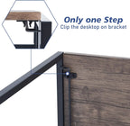 Workstation Foldable Desk, No Assembly-80cm