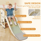 3 in 1 Kids Slide with Climber, Basketball Hoop and Ball, Foldable, Ages 2-5