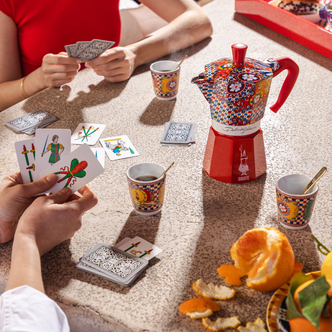 Bialetti x Dolce&Gabbana Sicilian Cart Moka Express Stovetop Coffee Maker