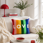 Rainbow LOVE Cushion | Premium Quality