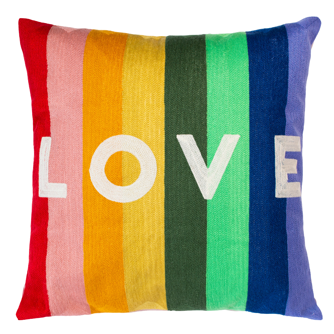 Rainbow LOVE Cushion | Premium Quality