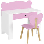 Kids Desk and Chair Set with Drawer, 3-8 years old