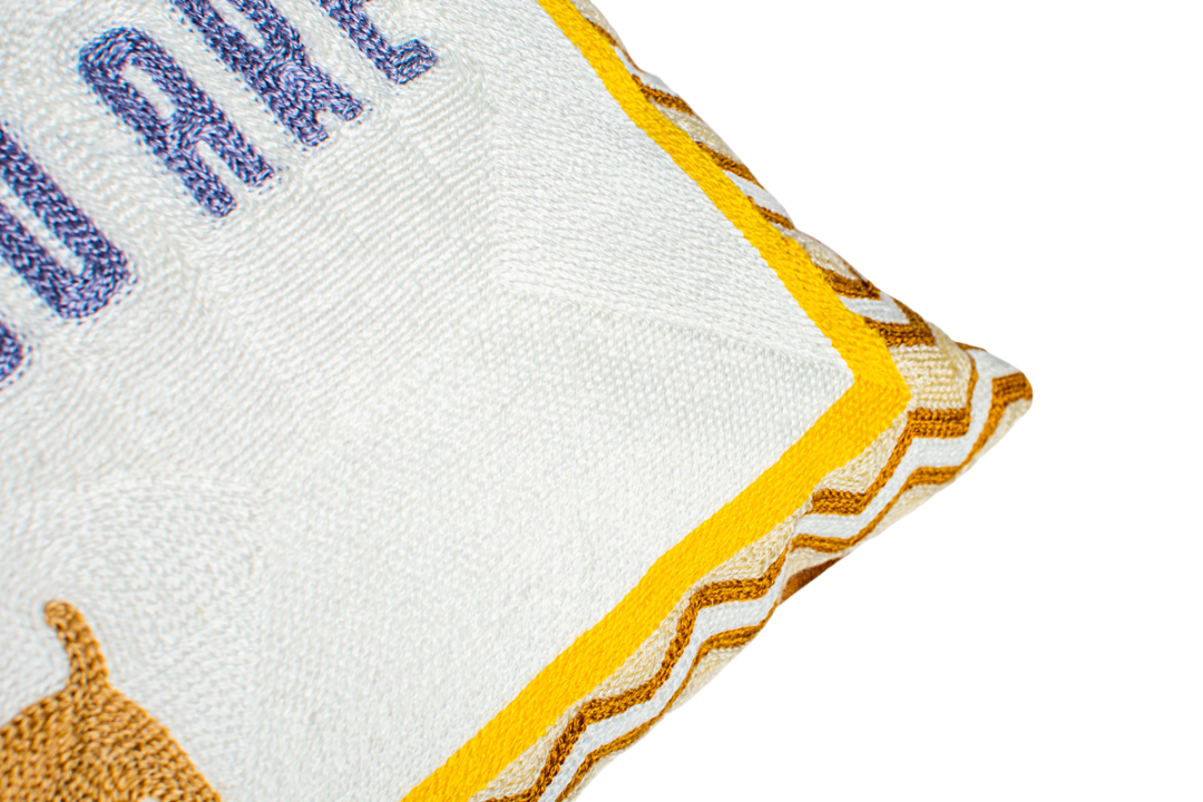 Dachshund Needlepoint Cushion – Dog Lover Gift