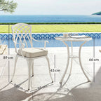 Three-Piece Cast Aluminium Bistro Set
