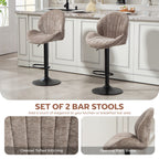Adjustable Bar Stools for Kitchen Island - Set of 2