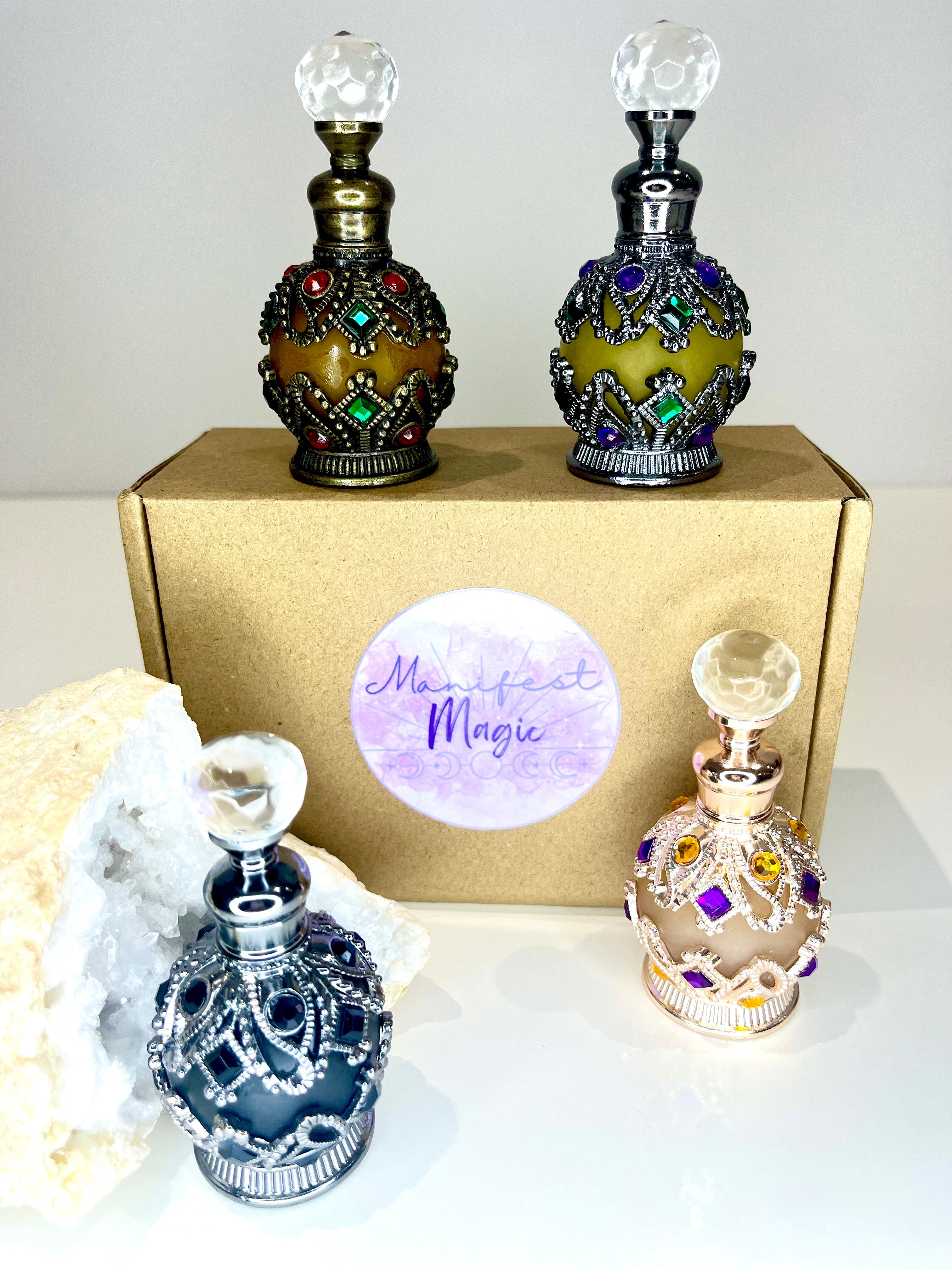 Manifestation Spell Oils | Handcrafted | Dropper or Apothecary Bottle