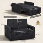 Loveseat Sofa Bed, Convertible