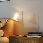Modern Bedside Table Lamp with Adjustable Flower-Shaped Head