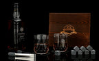 Whiskey Stones & Glasses Set, Granite Ice Cube For Whisky