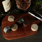 Whiskey Stones & Glasses Set, Granite Ice Cube For Whisky