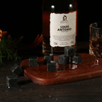 Whiskey Stones & Glasses Set, Granite Ice Cube For Whisky