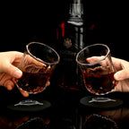 Whiskey Stones & Glasses Set, Granite Ice Cube For Whisky