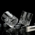 Whiskey Stones & Glasses Set, Granite Ice Cube For Whisky