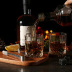 Whiskey Stones & Glasses Set, Granite Ice Cube For Whisky