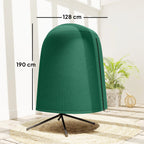 190 x 128cm Hanging Egg Chair Furniture Cover - Green