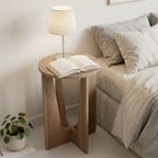 End Table Compact Round Side Table