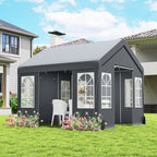 3 x 3 m Party Tent with Removable Sidewalls, 4 Zipped Doors | UV30+
