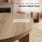 End Table Compact Round Side Table