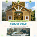 Outdoor Wooden Wendy House, Playhouse