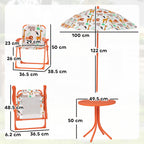 Kids Patio Set, Children Table and Chair Set