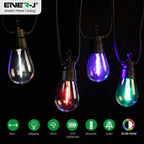 Solar RGB+WW, String Lights with Remote for Festive, 10 Meters