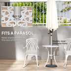 Three-Piece Cast Aluminium Bistro Set