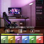 Tall Dimmable Standing Lamp with Remote & Touch Control