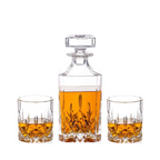 Dorchester Crystal Whisky Decanter Set – 3 Pieces
