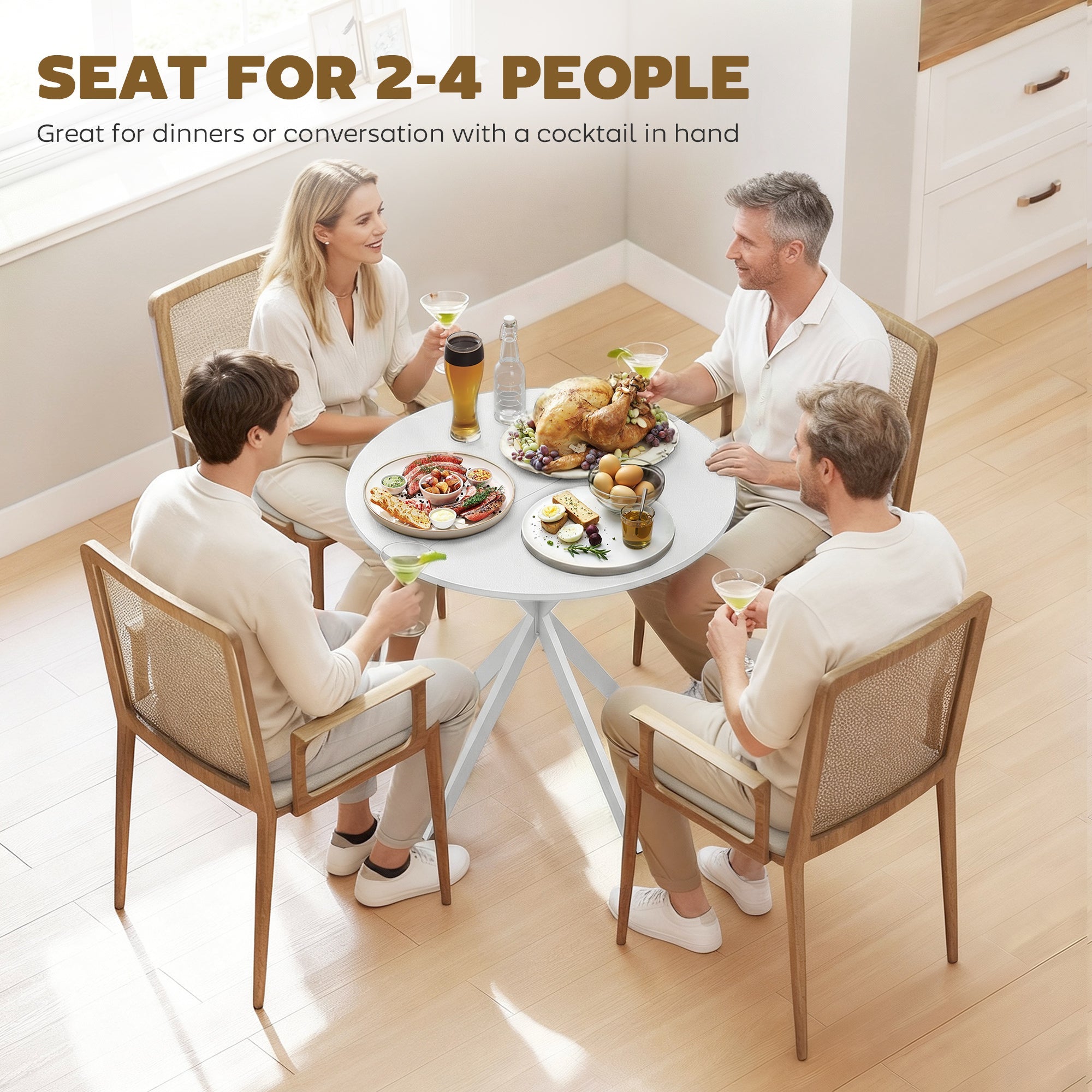 Industrial Round Dining Table