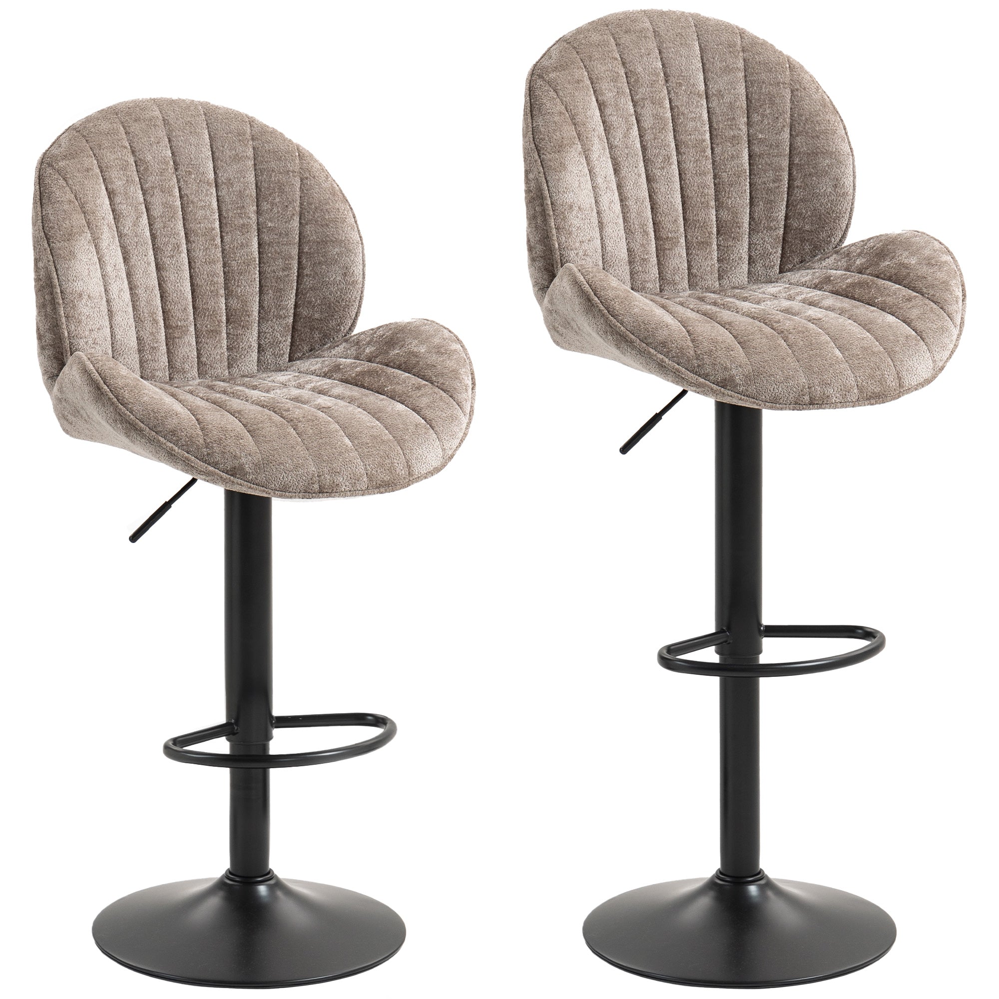 Adjustable Bar Stools for Kitchen Island - Set of 2