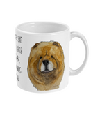 Red Chow Chow Mug: Every Sip You Take, I’m Watching!