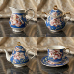 Rosewood Garden Tea Set - Service for 6 (15 Pieces)