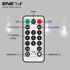 Solar RGB+WW, String Lights with Remote for Festive, 10 Meters