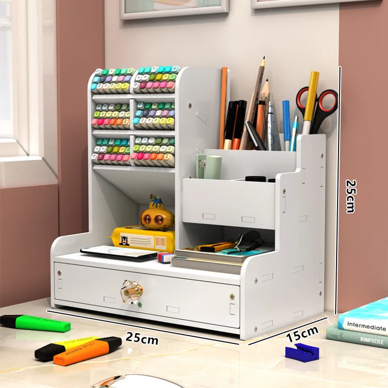 Wooden Desk Organizers Shelves