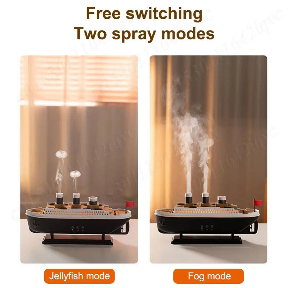 250ml Titanic Ship Model Air Humidifier Essential Oil Diffuser