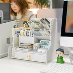 Wooden Desk Organizers Shelves