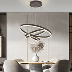 Modern 3 Ring Round Hanging LED Pendant Light