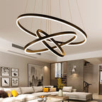 Modern 3 Ring Round Hanging LED Pendant Light