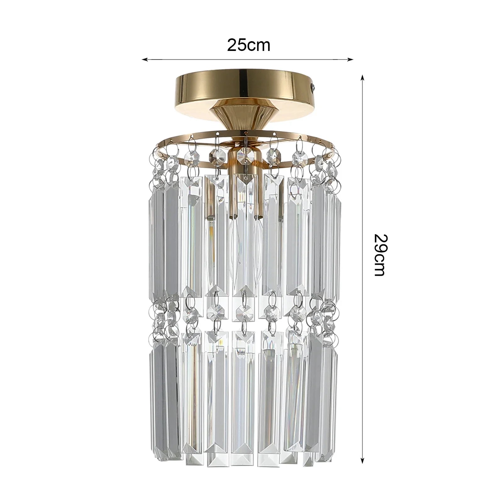 Crystal Mount Ceiling Light 23cm /25cm / 30cm