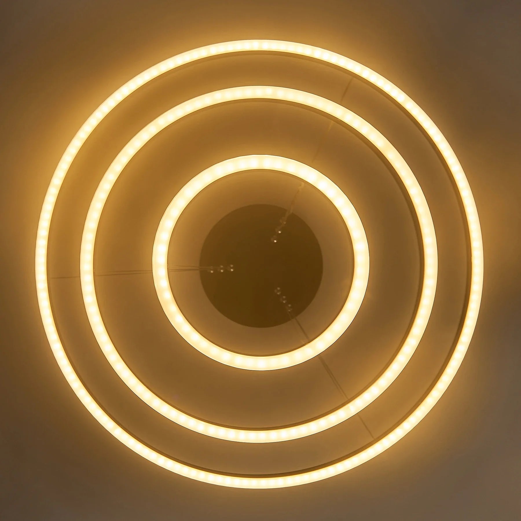 Modern 3 Ring Round Hanging LED Pendant Light