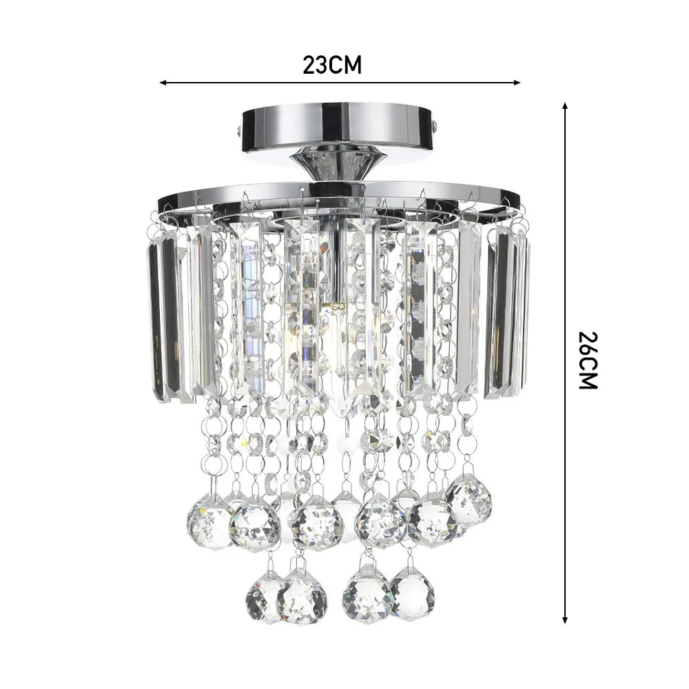 Crystal Mount Ceiling Light 23cm /25cm / 30cm
